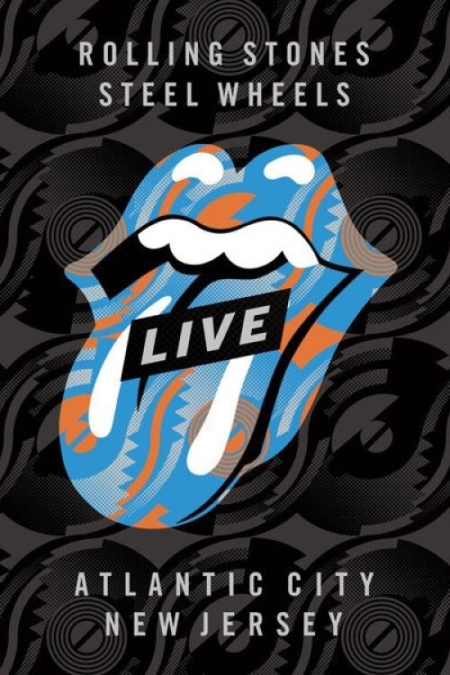 The Rolling Stones - Steel Wheels Live Poster