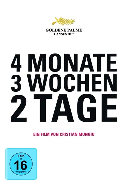 4 Monate, 3 Wochen und 2 Tage Ganzer Film (2007) Stream Deutsch