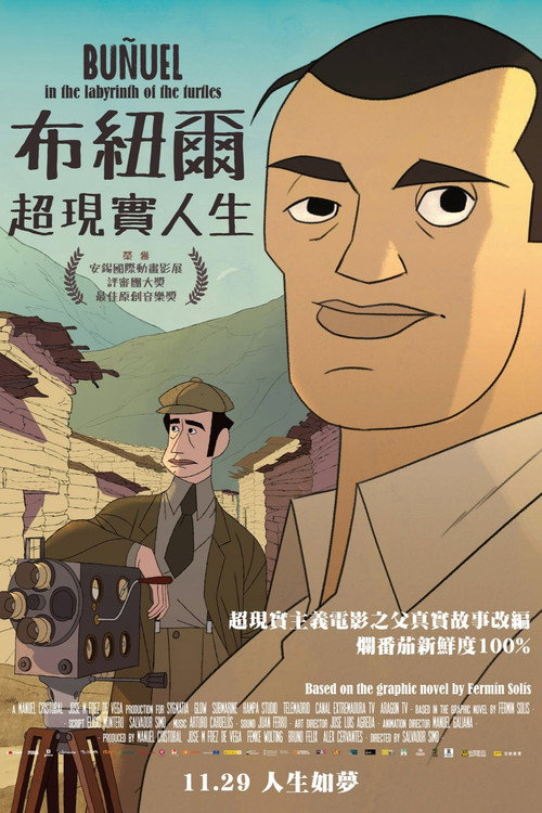 布努埃尔之神龟迷宫电影海报