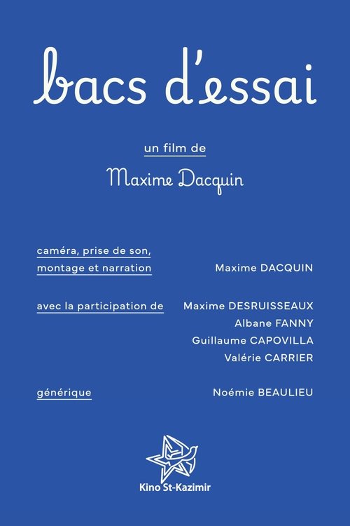 Bacs d'essai Poster