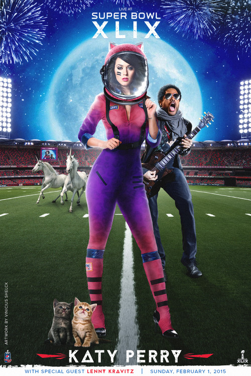 Katy Perry - Pepsi Super Bowl XLIX Halftime Show Poster