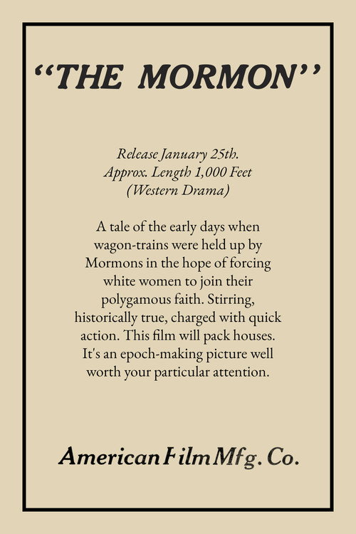 The Mormon poster 2