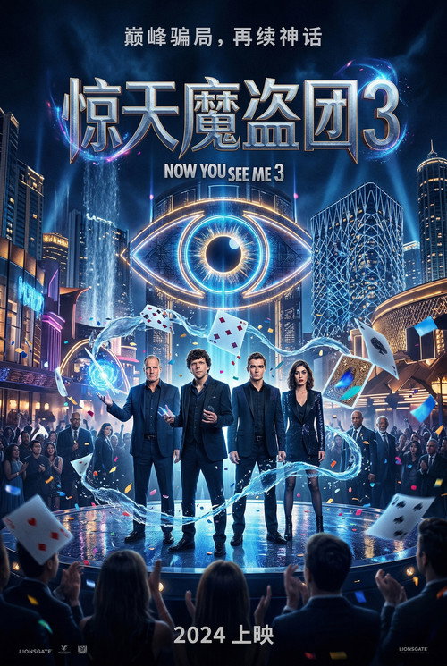 惊天魔盗团3电影海报