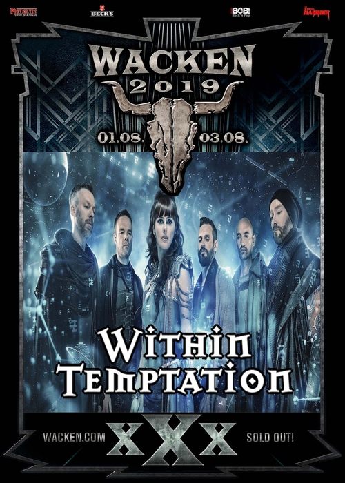 Within Temptation - Wacken 2019 Poster