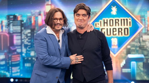 Johnny Depp and Riccardo Scamarcio
