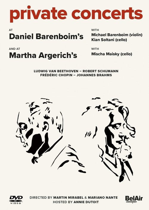 Concerts Privés chez Martha Argerich et Daniel Barenboim Poster