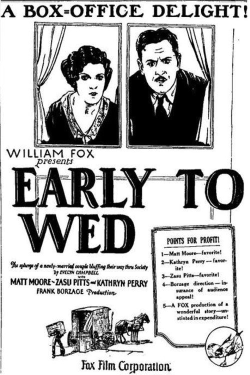 Early to Wed poster 2