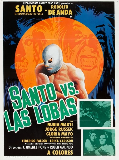 Santo vs. las Lobas电影海报