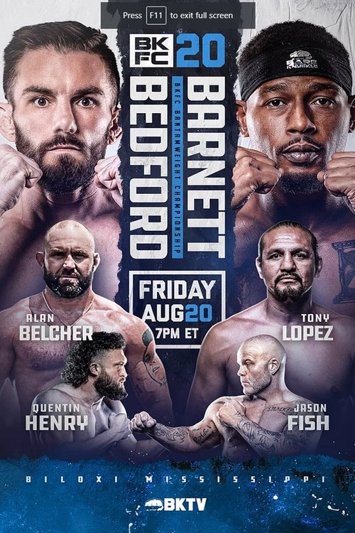 BKFC 20: Bedford vs. Barnett Poster