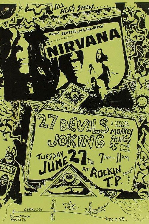 Nirvana - Rockin’ T.P., Santa Fe 1989 Poster
