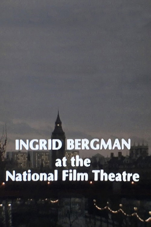 Ingrid Bergman at the National Film Theatre poster 3