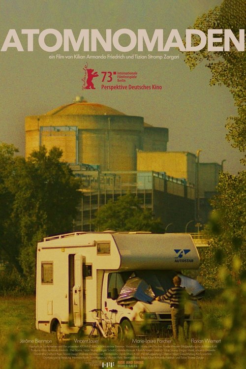 Background poster of Nomades du nucléaire blurred
