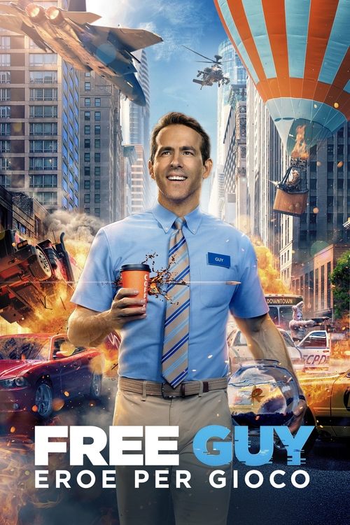Free Guy - Eroe per gioco poster Free Guy - Eroe per gioco (2021) streaming ITA film completo Full HD