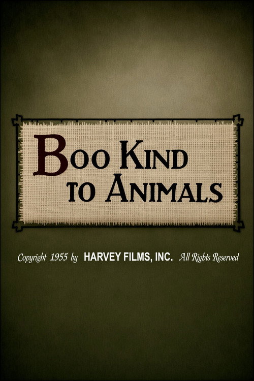 Boo Kind to Animals
