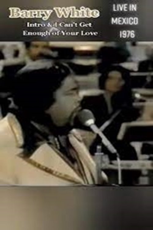 Barry White Mexico 1976 Poster