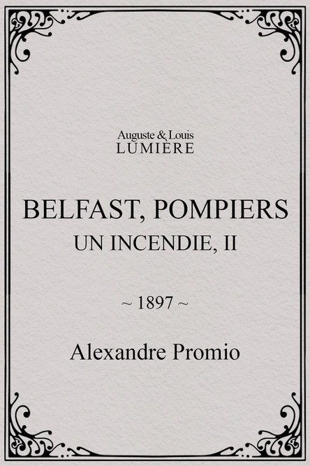 Belfast : Pompiers: un incendie, II
