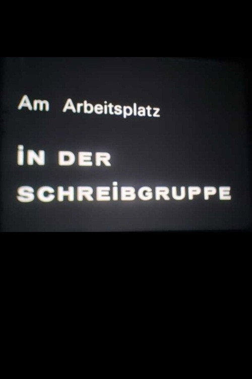 In der Schreibgruppe's poster