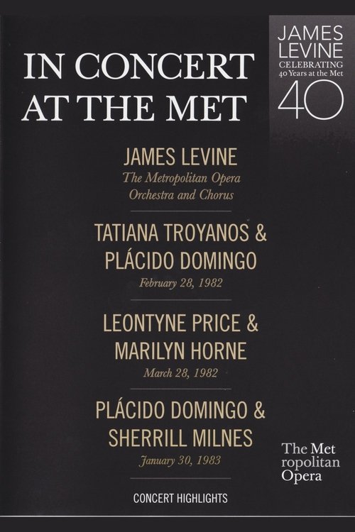 In Concert at The Met poster
