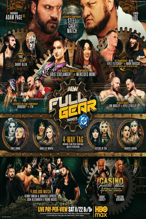 AEW Full Gear 2025 Poster