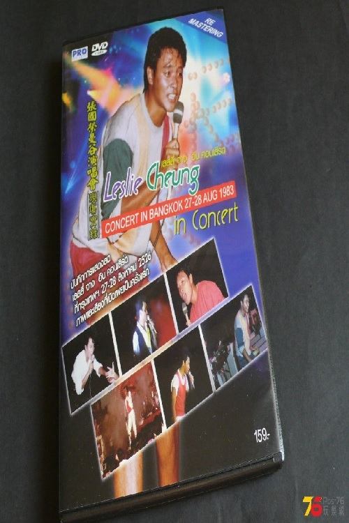 Leslie Cheung Kwok Wing World Tour Bangkok 1983 Poster