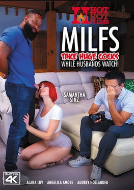 MILFs Take Huge Cocks While Husbands Watch Poster