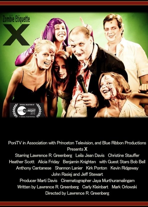 Zombie Etiquette X Poster