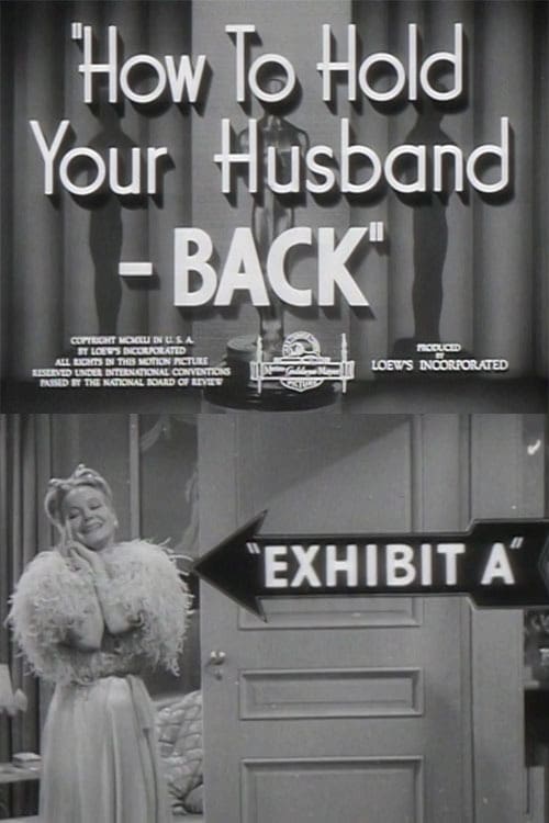 How to Hold Your Husband - BACK Poster