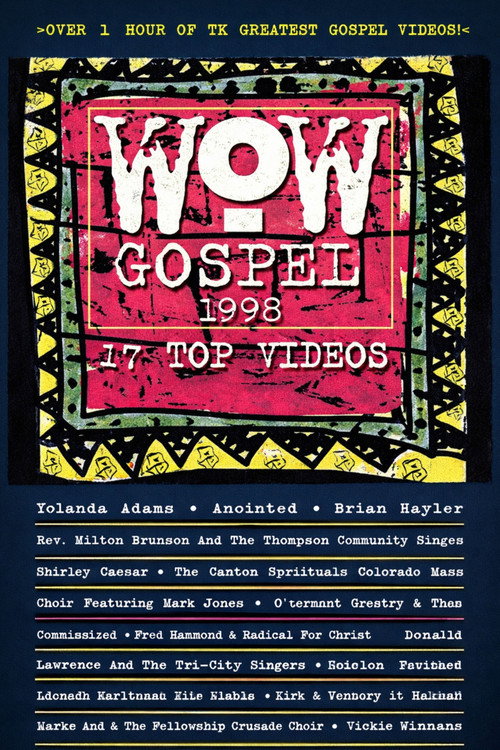 WOW Gospel 1998 Poster