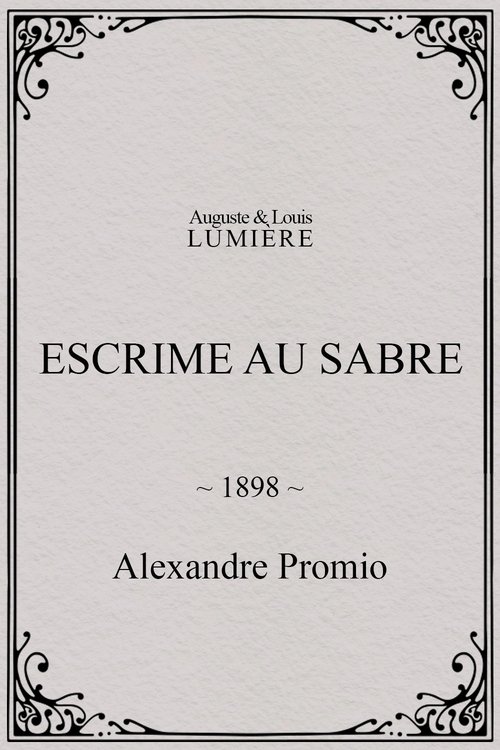 Escrime au sabre