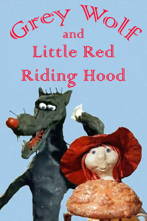 Grey Wolf and Little Red Riding Hood Poster