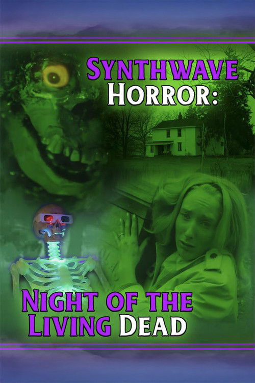 Synthwave Horror: Night Of The Living Dead Poster