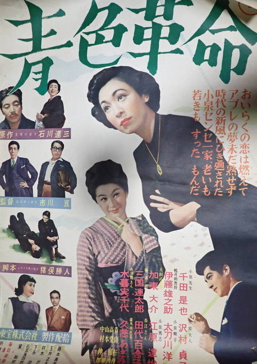 青色革命电影海报