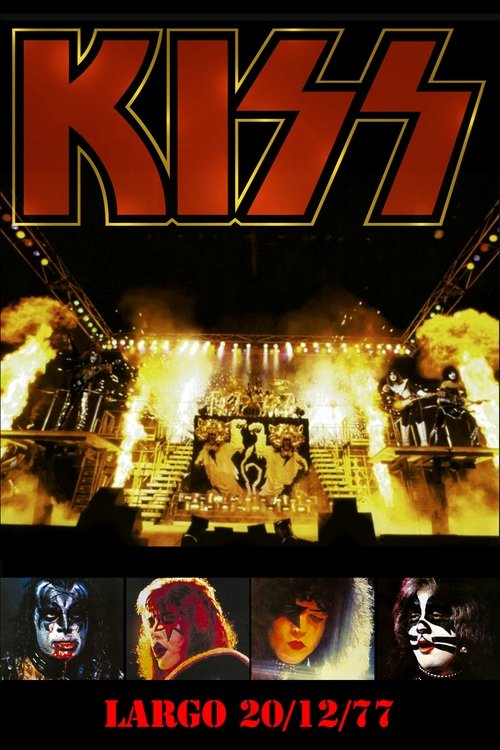 KISS Live in Largo 20/12/77 Poster