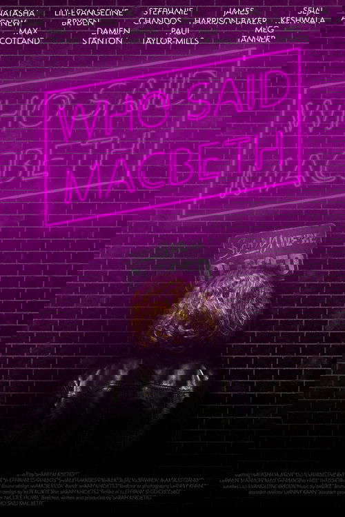 Who Said Macbeth Poster