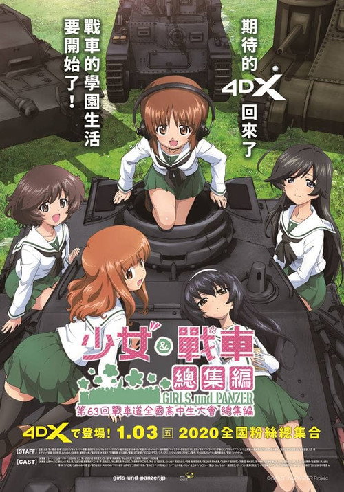 少女与战车 第63届战车道全国高中生大会 总集篇电影海报