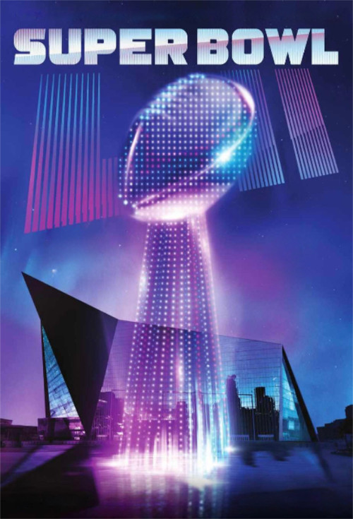 Super Bowl LII's poster