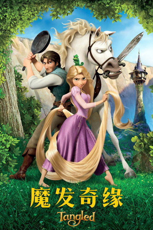 魔发奇缘电影海报