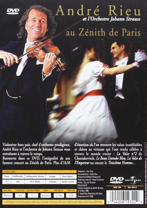 Andre Rieu - Au Zenith de Paris Poster