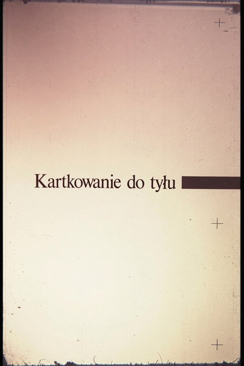 Kartkowanie do tyłu's poster