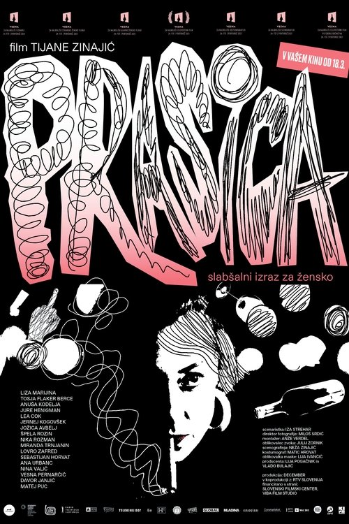 Background poster of Prasica, slabšalni izraz za žensko blurred
