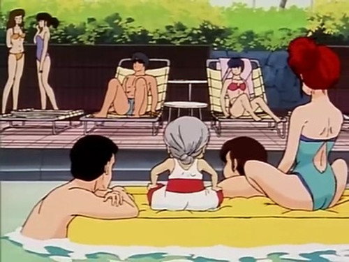 Underwater battle. Suspicious kiss mark on Godai