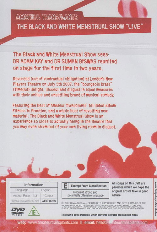 Amateur Transplants in The Black and White Menstrual Show poster 2