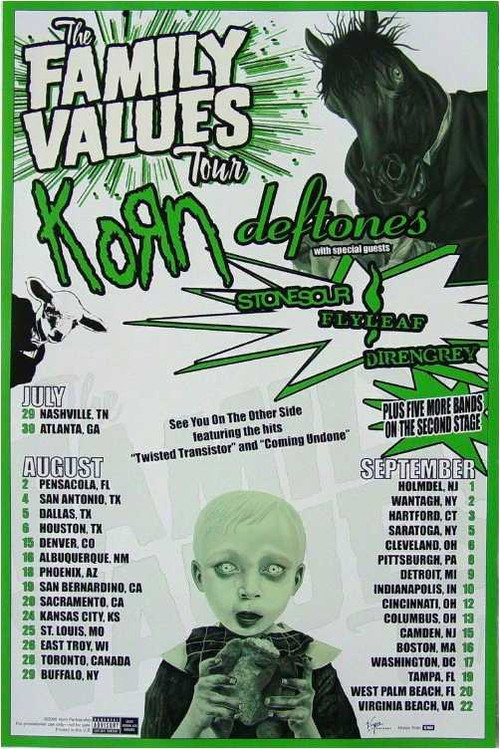 Family Values Tour 2006 poster 2