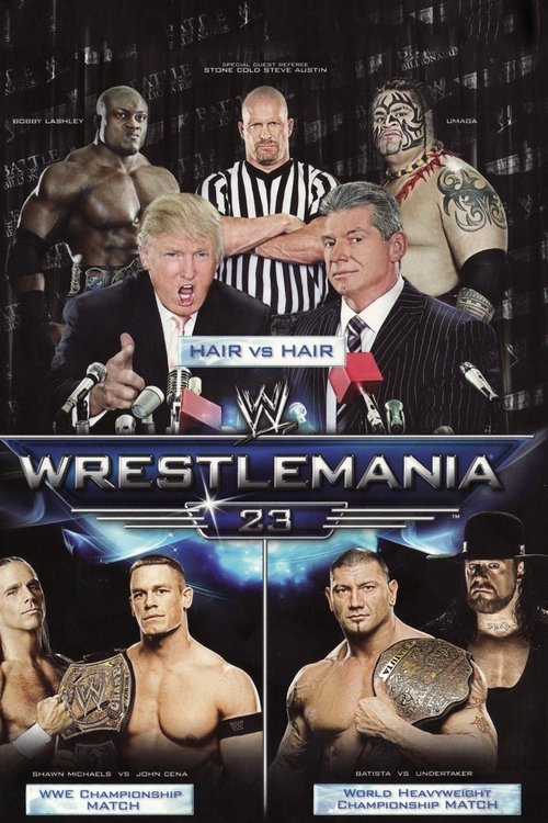 WWE WrestleMania 23 movie poster player