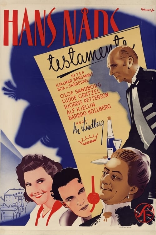 Poster Hans Nåds testamente 1940