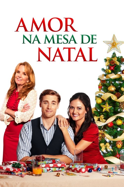 Pôster de Amor na Mesa de Natal
