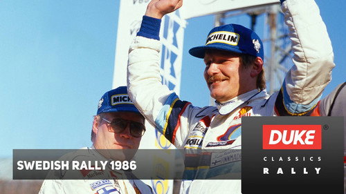 Rally Sweden 1986 Backdrop Blur
