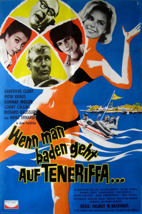 Wenn man baden geht auf Teneriffa Poster