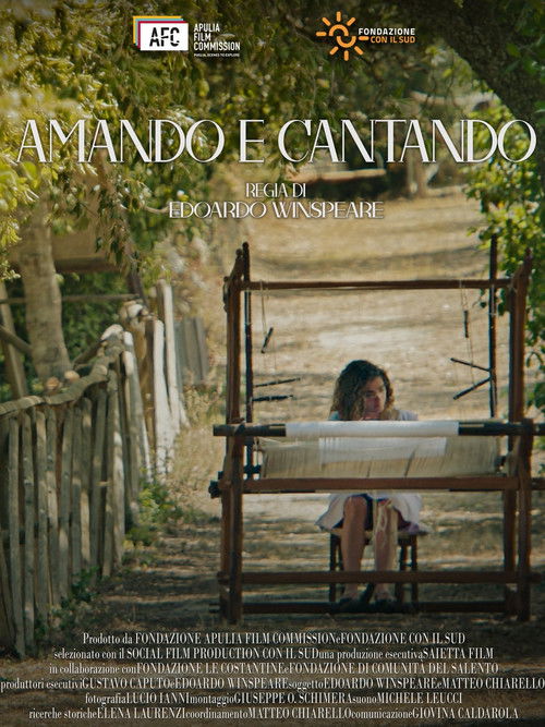 Amando e cantando poster