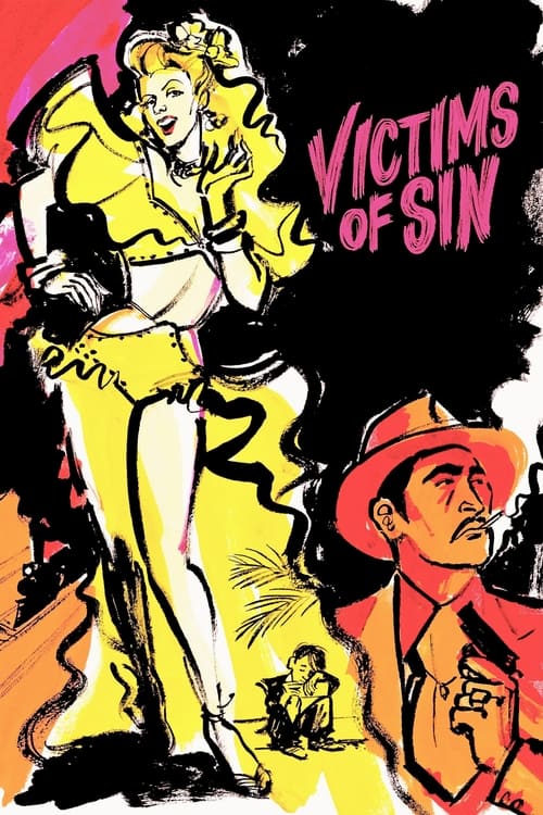 Poster Víctimas del pecado 1951